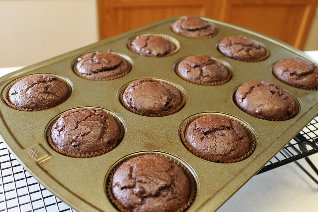 Dairy-Free Egg-Free Double Chocolate Chip Muffins